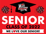 HS Banner Option 3: 2' x 3' Grad Banner with Sport/Activity (multiple sizes)