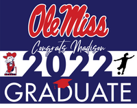 College Option 6: Grad Sign with Students Name and Sport/Activity