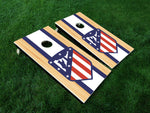 Atletico Madrid FC Vinyl Decal - Full Board Graphics for Cornhole Game  24" x 48" *DECALS ONLY