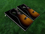Acoustic Guitar Body Vinyl Decals - Full Board Graphics for Cornhole Game  24" x 48" *DECALS ONLY