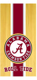 Alabama Roll Tide Vinyl Decals - Full Board Graphics for Cornhole Game  24" x 48" *DECALS ONLY