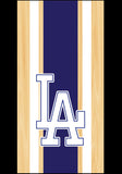 Dodgers 'LA' Vinyl Decals - Full Board Graphics for Cornhole Game  24" x 48" *DECALS ONLY