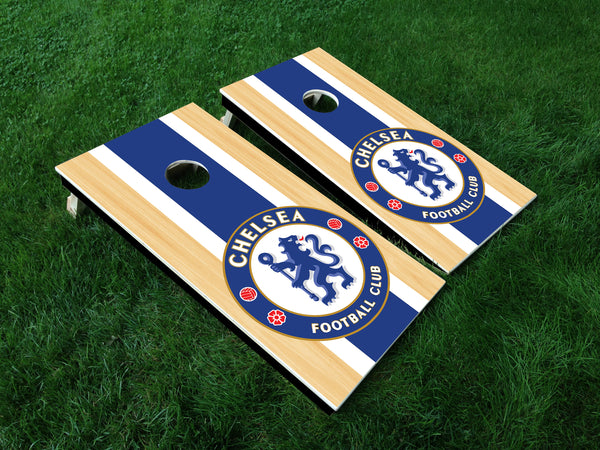 Chelsea FC Vinyl Decal - Full Board Graphics for Cornhole Game  24" x 48" *DECALS ONLY
