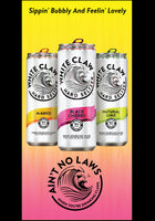 Ain't No Laws When You're Drinking Claws (Sippin Bubbly)  - Full Board Graphics for Cornhole Game  24" x 48" *DECALS ONLY