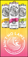 Ain't No Laws When You're Drinking Claws (Small Cans) - Full Board Graphics for Cornhole Game  24" x 48" *DECALS ONLY