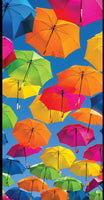 Umbrellas - Full Board Graphics for Cornhole Game  24" x 48" *DECALS ONLY