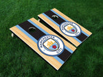 Manchester City FC Vinyl Decal - Full Board Graphics for Cornhole Game  24" x 48" *DECALS ONLY