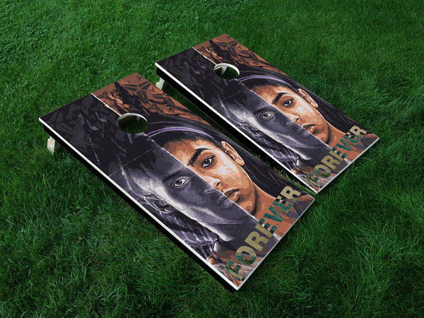 Kobe and Gigi Forever - Full Board Graphics for Cornhole Game  24" x 48" *DECALS ONLY