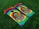 Grateful Dead Dancing Bears Vinyl Decals - Full Board Graphics for Cornhole Game  24" x 48" *DECALS ONLY