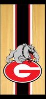 Georgia Bulldogs Vinyl Decals - Full Board Graphics for Cornhole Game  24" x 48" *DECALS ONLY