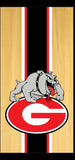 Georgia Bulldogs Vinyl Decals - Full Board Graphics for Cornhole Game  24" x 48" *DECALS ONLY