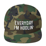 EVERYDAY I'M HODLIN' Stacked 3D Snapback Hat - Graphic Provisions