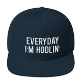 EVERYDAY I'M HODLIN' Stacked 3D Snapback Hat - Graphic Provisions
