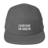 EVERYDAY I'M HODLIN' Five Panel Cap - Graphic Provisions