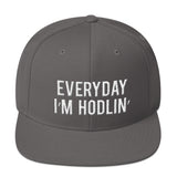 EVERYDAY I'M HODLIN' Stacked 3D Snapback Hat - Graphic Provisions