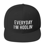 EVERYDAY I'M HODLIN' Stacked 3D Snapback Hat - Graphic Provisions